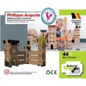 Philippe Auguste: château en bois, 44 pièces