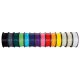 Bobines multicolores de fil PLA 1kg 1.75 mm pour imprimante ou stylo 3D