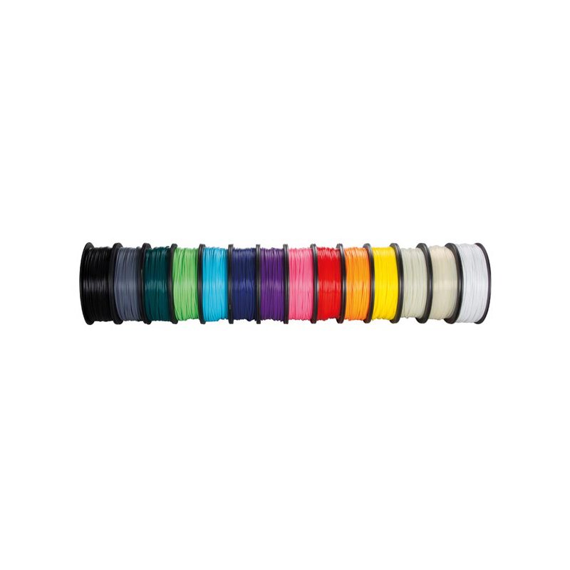 Pack de 15 bobines de filament 15 couleurs pour Stylos 3D, Bobines de  filament