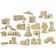 Walachia Vario Massive 209 pièces: jeu de construction bois