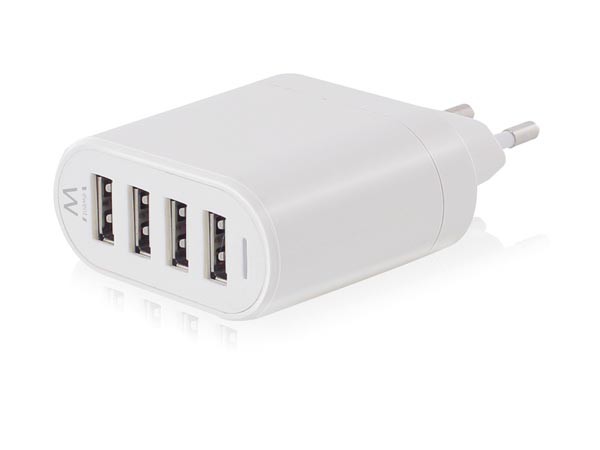 Chargeur USB multiple ports intelligent rapide EM1216
