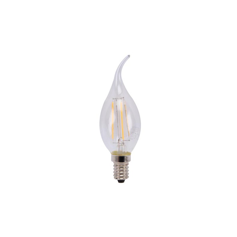 Ampoule LED Edison à filament 5W E14 flamme pour lustre type C35