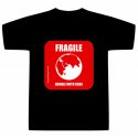 T-Shirt Fragile Handle With Care - Grand logo