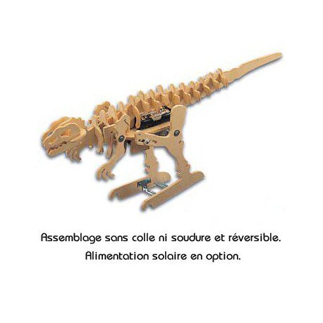 TyranoMech: kit jouet robot dinosaure en bois à assembler KNS1