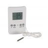 Thermomètre numérique filaire à sonde et alarme: aquarieum, terrarium, météo...
