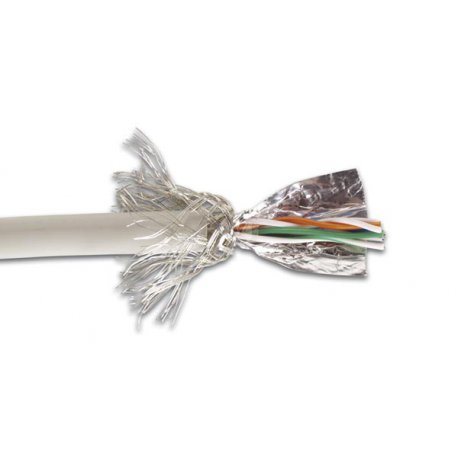 Câble RJ45 blindé en vrac à sertir - SFTP - CAT5E -1Gbit