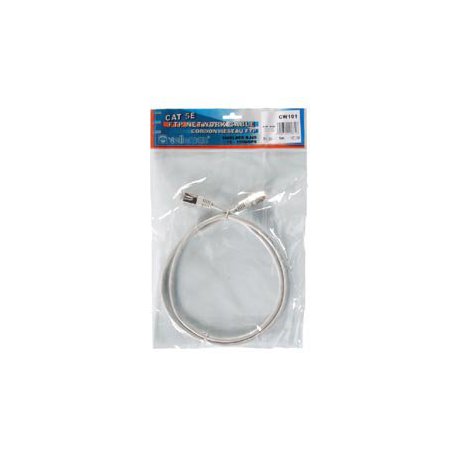 Câble réseau RJ45 blindé 1m cat 5E