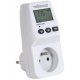 Prise wattmètre consomètre avec compteur de consommation électrique