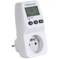 Prise wattmètre consomètre avec compteur de consommation électrique