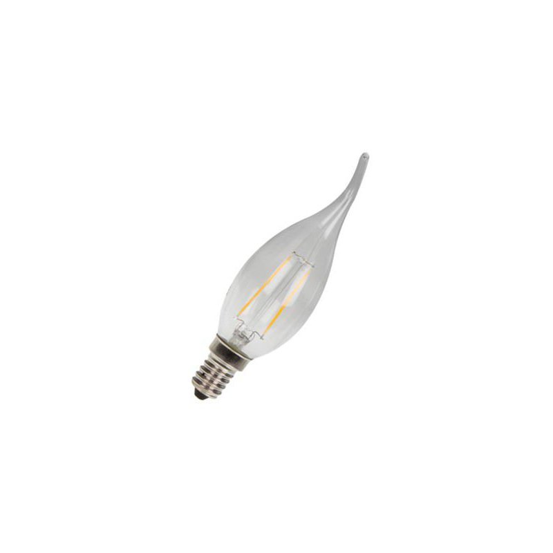 Ampoule LED Edison à filament 5W E14 flamme pour lustre type C35