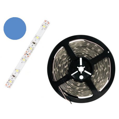 Ruban flexible bleu 300 LED 5m découpable blanc chaud IP61 LB12M130WW