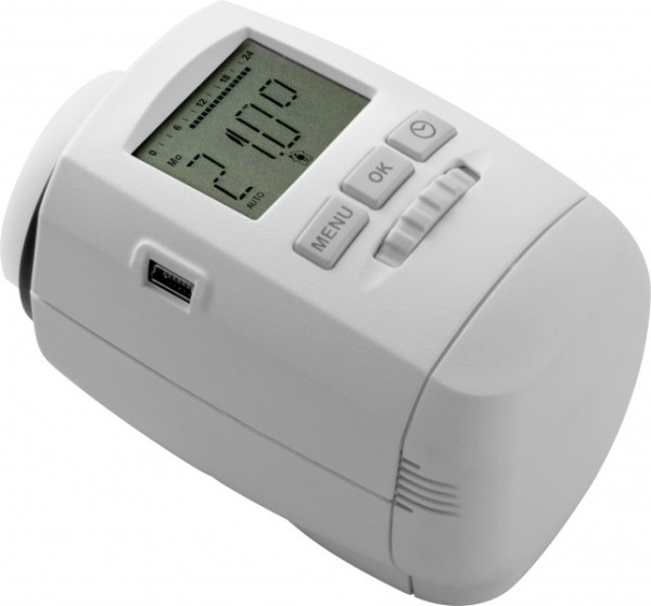 vanne robinet thermostatique électronique pour radiateur